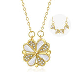 White Shell Heart Necklace